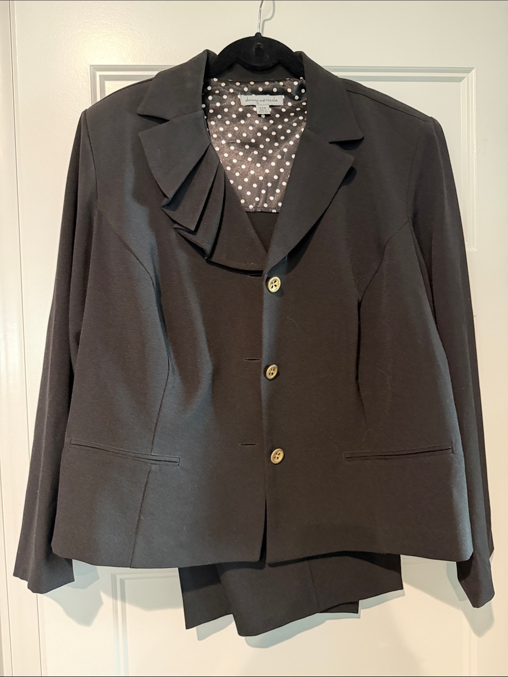 Danny And Nicole Black Women's Suit with Blazer and Pants